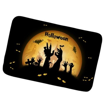 Dwuręczna wycieraczka powitalna na Halloween dla 11 osób