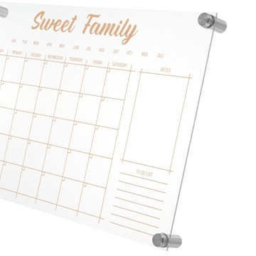 ЕЖЕНЕДЕЛЬНЫЙ ПЛАНИРОВЩИК, МАГНИТНАЯ АКРИЛОВАЯ ДОСКА, КАЛЕНДАРЬ ДЛЯ ХОЛОДИЛЬНИКА