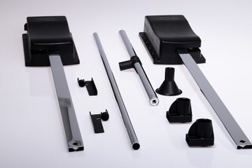 Пантограф для шкафа с масляным подъемником 875-1200мм, черная сталь