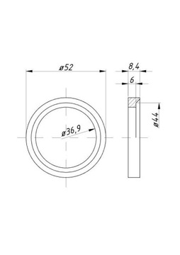Седло выпускного клапана C-385 89005022