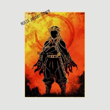 Plakat na płótnie Minimalistyczny Anime Kraft papi