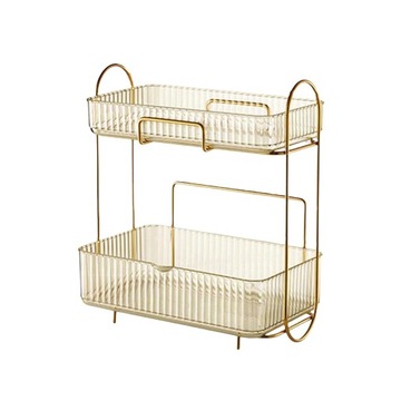 2-уровневый настольный органайзер, подставка, настольная косметика