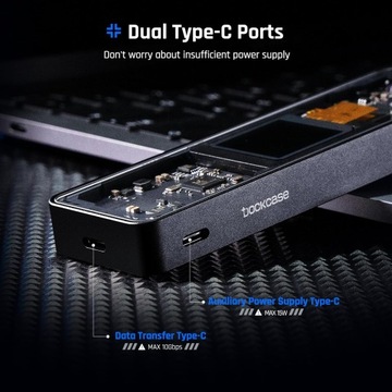 DOCKCASE DSWC1P Корпус M.2 NVMe SSD OUTLET