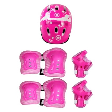 zr-Children's bicycle helmet, 7-piece set