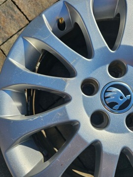 4× DISK HLINÍK SKODA OE 5J0601025L 6.5" X 16" 5X100 ET 43