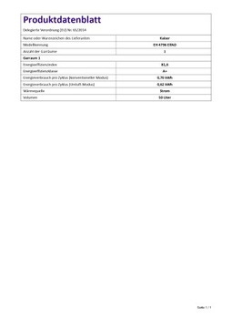 Комплект Духовка + индукционная плита 45см, Kaiser EH 4796 ElfAD+KCT 4795 ElfAD