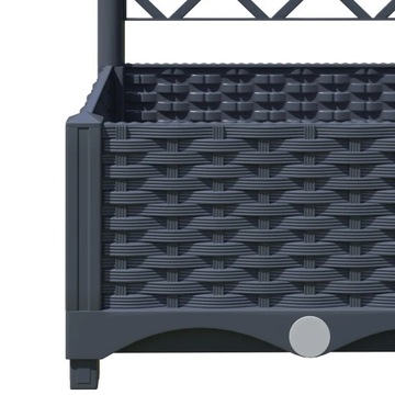 Горшок VidaXL 120 см х 40 х 121,5 см, пластик