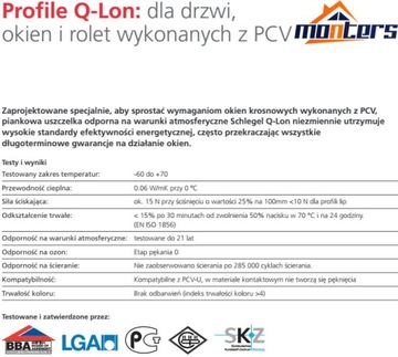 QLON QL3053 черный уплотнитель для деревянных окон