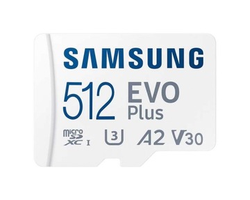 Samsung microSDXC EVO Plus 512 ГБ 130 МБ/с + адаптер