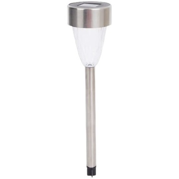 Lampa solarna wbijana Solar srebrny 40 cm 1 szt.