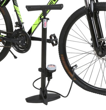 ВЕЛОСИПЕДНЫЙ НАСОС ДЛЯ МАСТЕРСКОЙ С МАНОМЕТРОМ