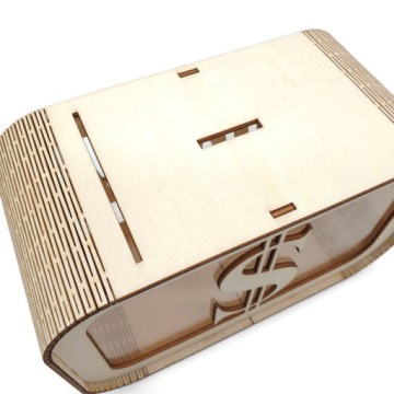 Деревянная ретро-копилка с ИМЕНЕМ, подарком, сувениром, причастием к крещению.