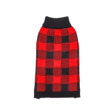 SWETEREK sweter dla psa kota rozmiar XS 20 cm w kratę