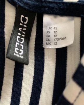 Sukienka tunika H&M 40/42 paski zamek jakość