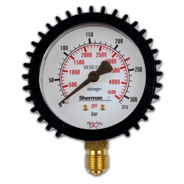 MANOMETR REDUKTORA AZOT 16 BAR M12x1,5 63 mm