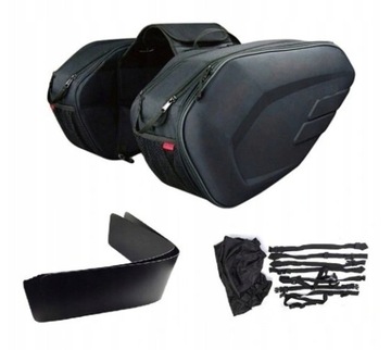 Sakwy motocyklowe torby boczne 36-58L wodoodporny