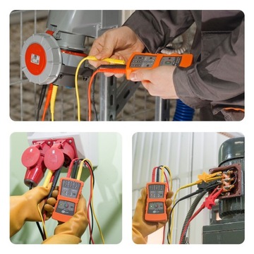 SONEL TKF-13 Tester kolejności faz i kierunku obro