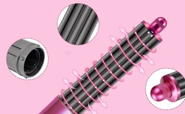 40 мм аксессуарный бигрлер для AirWrap Dyson HS01/HS05 Pink