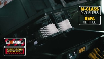 Аккумуляторный пылесос 54 В для сухой и влажной уборки DEWALT DCV586MN