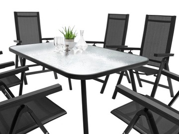 КОМПЛЕКТ САДОВОЙ МЕБЕЛИ 6+1 ДЛЯ ТЕРРАСЫ, БАЛКОНА