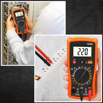 МУЛЬТИМЕТР ЦИФРОВОЙ ЭЛЕКТРИЧЕСКИЙ ИЗМЕРИТЕЛЬ ТОКА ПРОФЕССИОНАЛЬНЫЙ LCD ТЕСТЕР