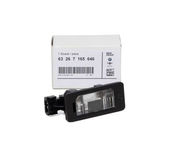 Lampka podświetlenia tablicy rejestracyjnej tył BMW e39 e60 e61 e90 e91 e71