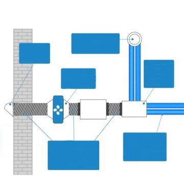 ВЫХЛОПНЫЙ ШЛАНГ КОНДИЦИОНЕРА ДЛЯ ПОРТАТИВНОГО КОНДИЦИОНЕРА 10см 5м