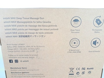 Вибромассажер, массажный пистолет ADDSFIT