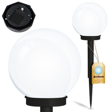 Lampa solarna wbijana kulka ATRIS 10cm LUMSOL1010