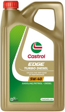 CASTROL 5W40 5L. EDGE TURBO DIESEL SILNIKOWY OLEJ