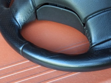 PEUGEOT 206 Lift 307 кожаный руль 2001-2008 ОЧЕНЬ КРАСИВЫЙ ОРИГИНАЛ