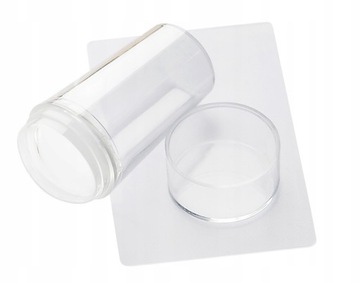 Zestaw STEMPELEK PIECZĄTKA I ZDRAPKA DO ZDOBIEŃ Ozdób PAZNOKCI Manicure