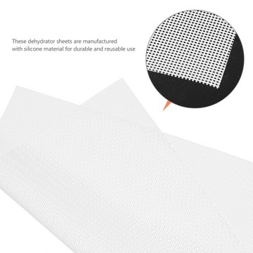 Силиконовый коврик для сушки Коврики для выпечки Сушилка для фруктов, белая