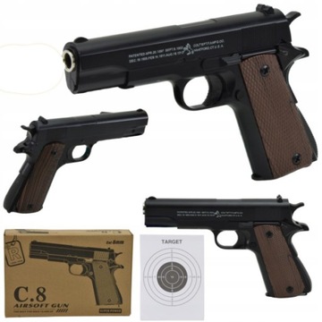 REPLIKA METAL ASG BROŃ PISTOLET NA KULKI KARABIN