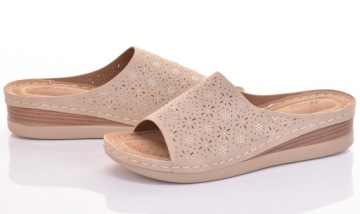 ТАПОЧКИ НА ТЕЛЕЖКЕ ЖЕНСКИЕ ПРИШИВНЫЕ, ЛЕГКИЕ, МЯГКАЯ Стелька, МЕДИЦИНСКИЕ