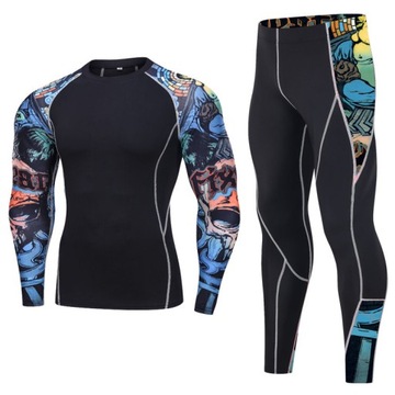 ТЕРМОАКТИВНАЯ ОДЕЖДА НАБОР ЛЕГГИНГ RASHGUARD