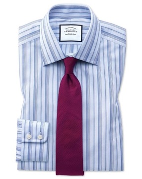 Błękitna Koszula Charles Tyrwhitt E Slim Fit 37/84