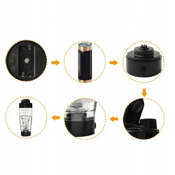 ЭЛЕКТРИЧЕСКИЙ ШЕЙКЕР ПОРТАТИВНЫЙ МИКСЕР-БЛЕНДЕР 600МЛ