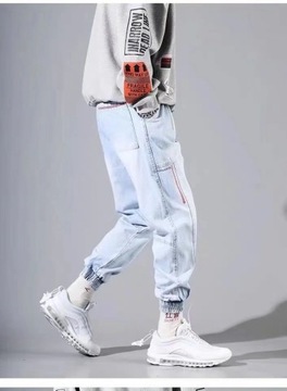 2023 New Streetwear Hip Hop Cargo Pants Men's jean