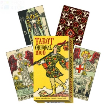 НАБОР ИГРОВАЛЬНЫХ КАРТ ТАРО КЛАССИЧЕСКИХ КАРТ ТАРО ОРИГИНАЛ 1909 РАЙДЕР 78 ШТ.