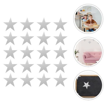 30 шт. НЕЖНЫЕ ВЫРЕЗЫ ИЗ БУМАГИ ПЕНТАГРАММЫ