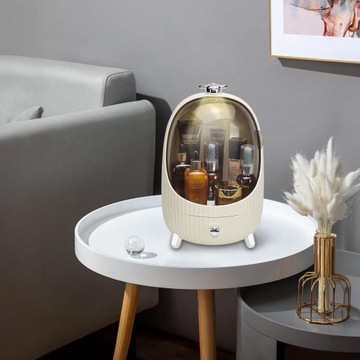 Ideallife Органайзер для хранения косметики со светодиодной подсветкой белого цвета (М)