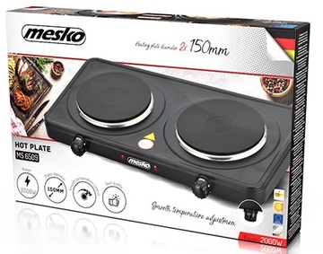 ПОРТАТИВНАЯ ЭЛЕКТРИЧЕСКАЯ ПЛИТА МОЩНОСТЬЮ 2000 ВТ