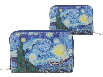 Portfel portmonetka na zamek Gogh Gwiaździsta noc