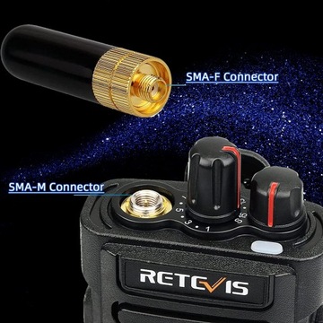 Двунаправленная радиоантенна Retevis RT805S SMA-F