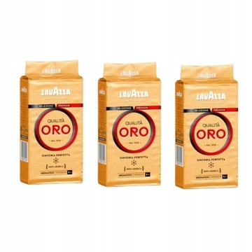 Kawa mielona Lavazza Qualita Oro 3 x 250 g