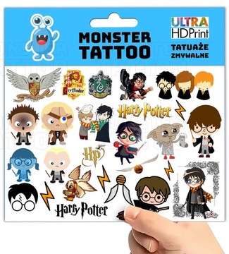 МОЮЩИЕСЯ ВРЕМЕННЫЕ ТАТУ ДЛЯ ДЕТЕЙ ГАРРИ ПОТТЕР ОРИГИНАЛЬНЫЕ ДИЗАЙНЫ