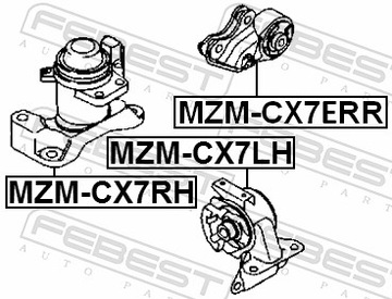 DRŽÁK MOTORU MAZDA CX-7 ER 2007-2012