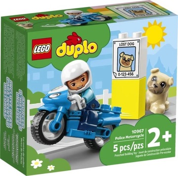 Klocki LEGO DUPLO Town Motocykl policyjny (10967)