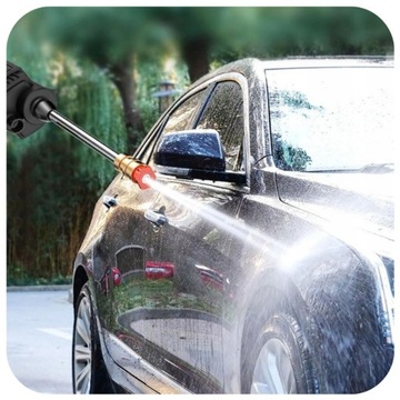 AKUMULATOROWA MYJKA CIŚNIENIOWA OGRODOWA ZESTAW DO MYCIA OKIEN KOSTKI POWER
